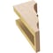 Ekena Millwork 4"W x 4"D x 8"H Wide Asheboro Rough Cedar Woodgrain TimberThane Corbel, Primed Tan CORUR04X04X08ASHRCPR - alternate 4